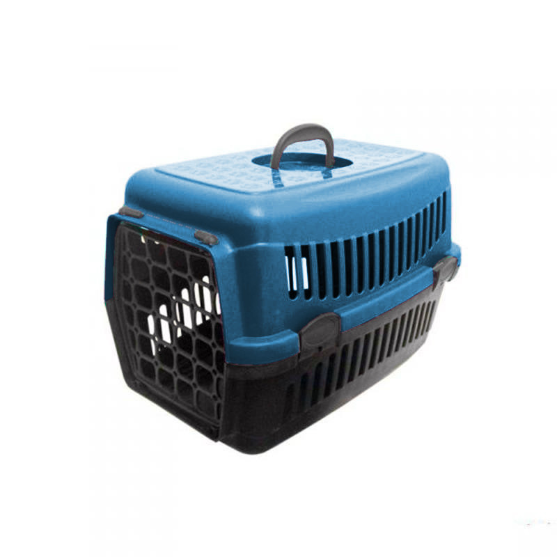 Plastik Kedi Köpek Taşıma Çantası 32,5 / 48 cm Mavi