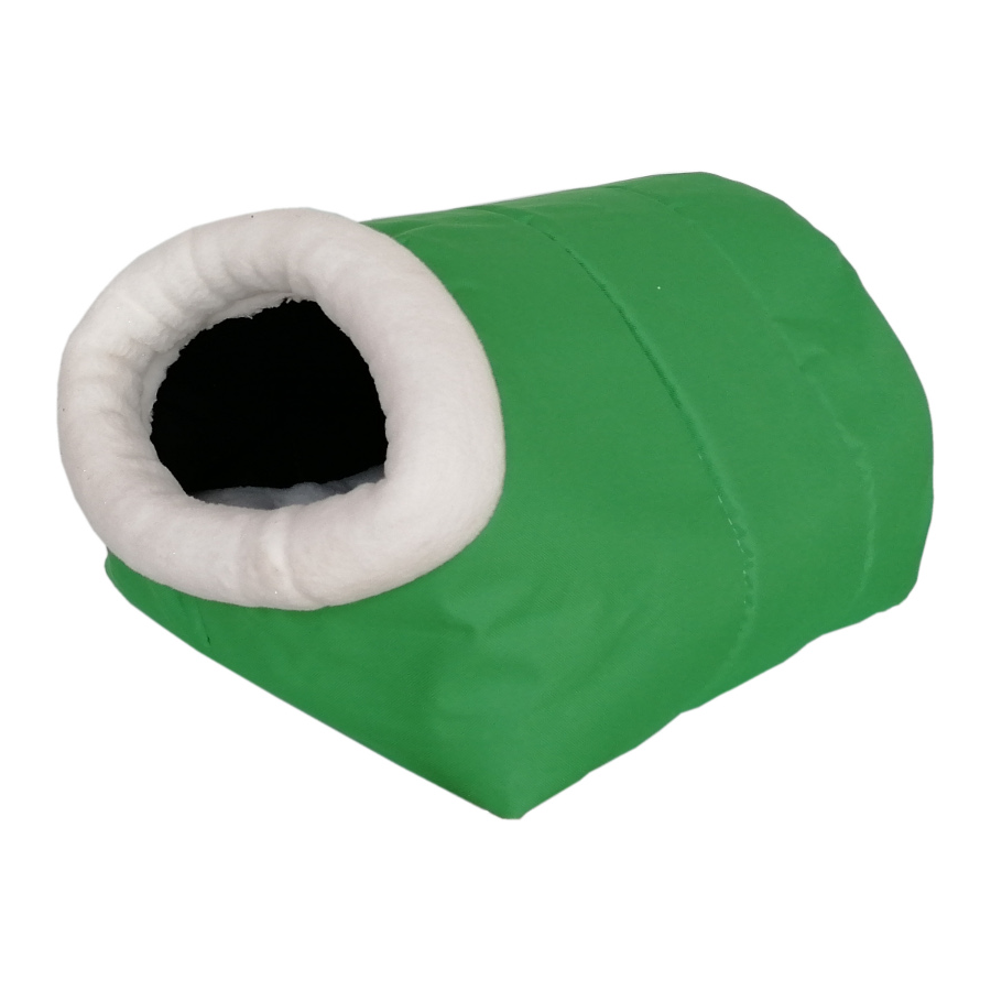 Kedi Köpek Tünel Yatak 27*35*50 cm Yeşil