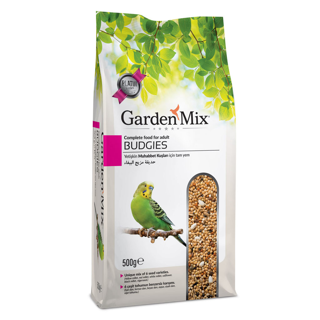 Gardenmix Platin Seri Muhabbet Kuş Yemi 500 gr