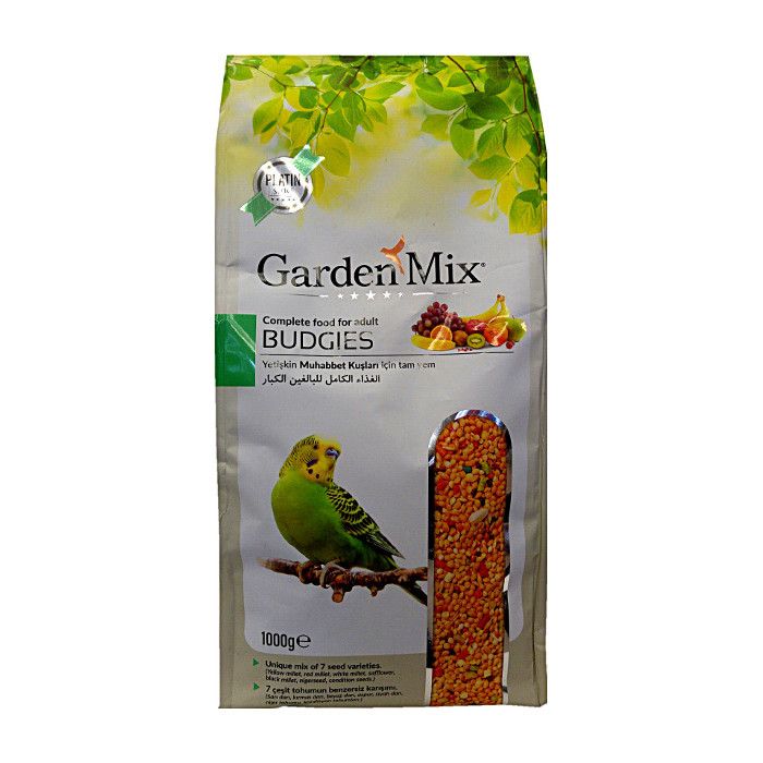 Gardenmix Platin Seri Vitaminli Meyveli Muhabbet Kuşu Yemi 1 Kg