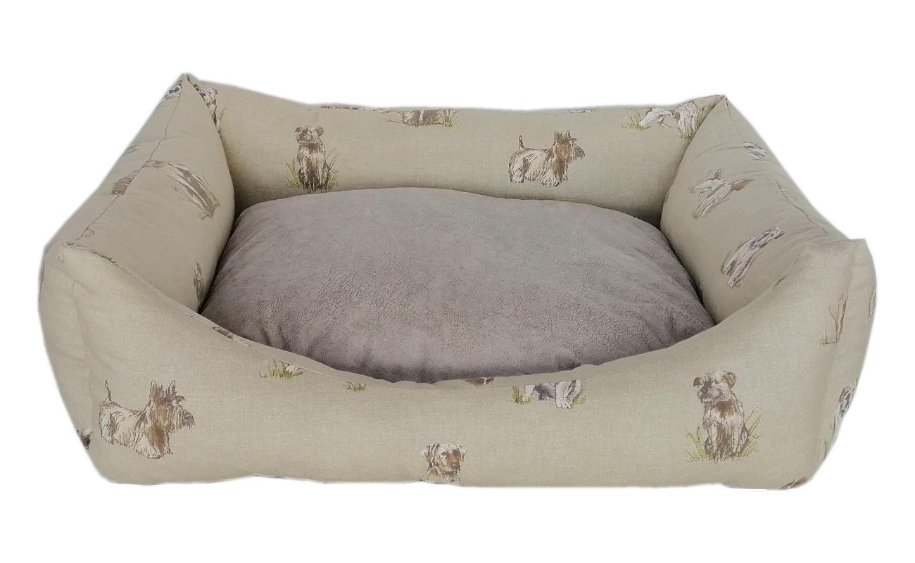 Markapet Köpek Desenli Köpek Yatağı Medium 50*60 cm
