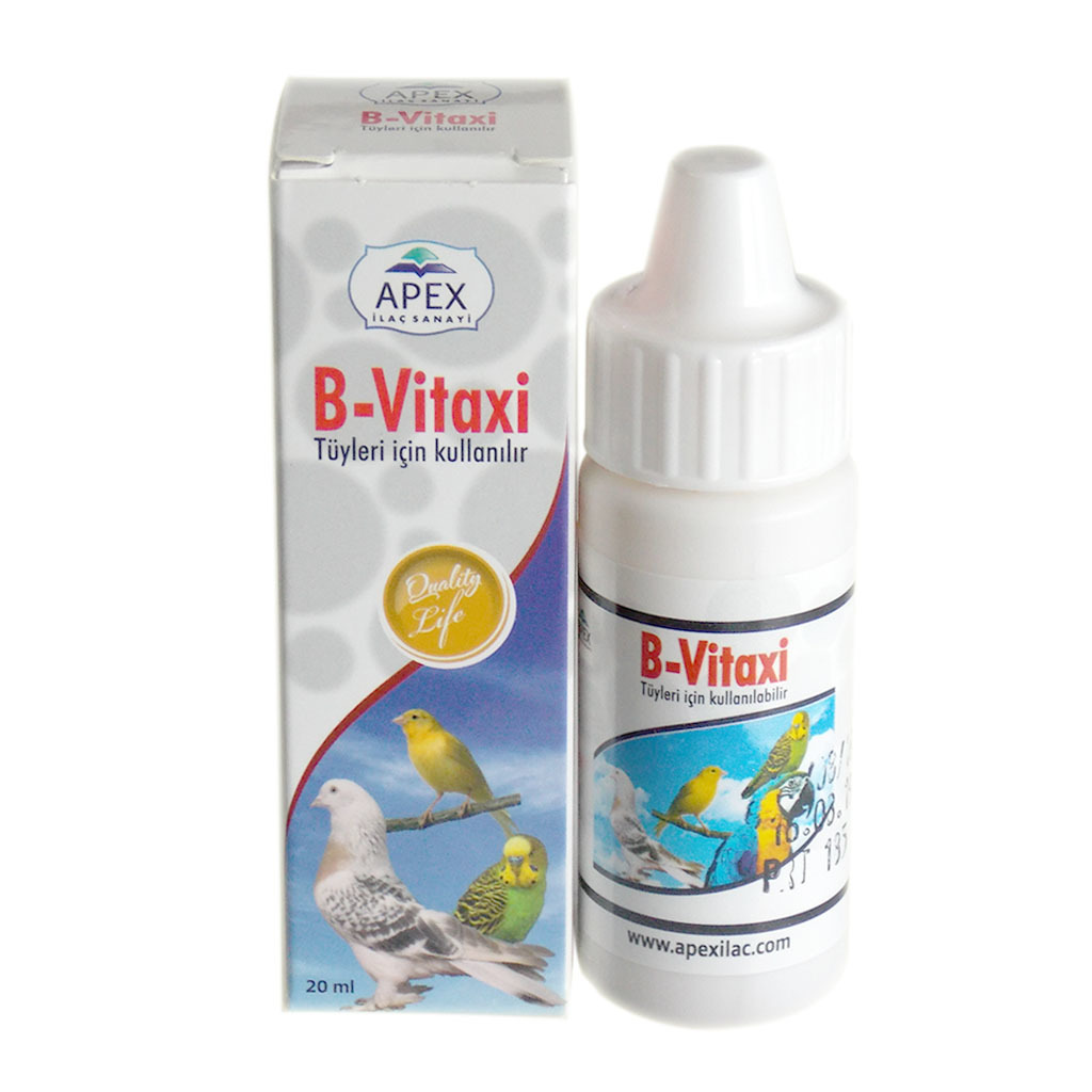 Apex B-Vitax B Vitamini Tüyler İçin 30 ml