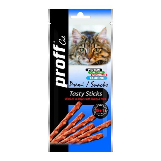 Proff Cat Hindi Etli Ve Mayalı Kedi Ödül Çubukları 6’lı Sticks