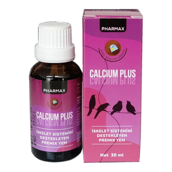 Pharmax Calcium Plus Kuş Kalsiyum Desteği 30 ml