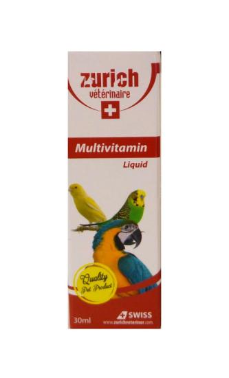 Zurich Kuşlar için Multivitamin 30 ml