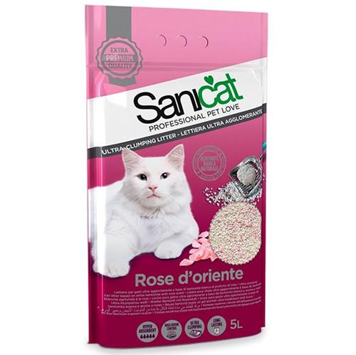 Sanicat Rose Dorien Ultra Tapaklaşan Kedi Kumu 5L