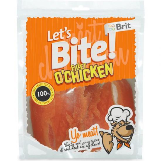 Brit Lets Bite Fillet of Chicken Tavuk Etli Tahılsız Köpek Ödülü 80 gr