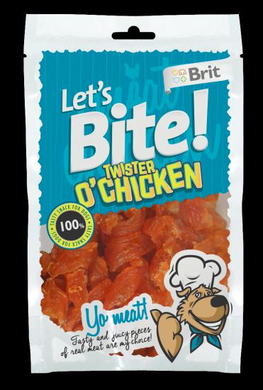 Brit Lets Bite Twister Chicken Tavuk Etli Tahılsız Köpek Ödülü 80 gr