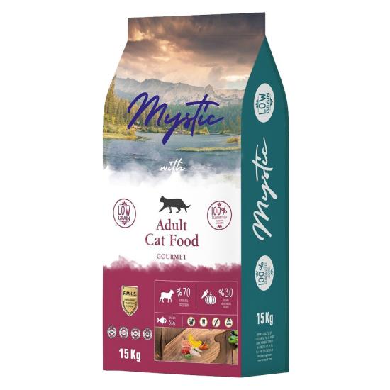 Mystic Gurme Düşük Tahıllı Yetişkin Kedi Maması 15kg