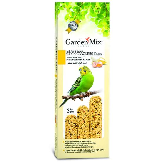 Garden Mix Platin Muzlu Kuş Krakerleri 3 lü Muzlu