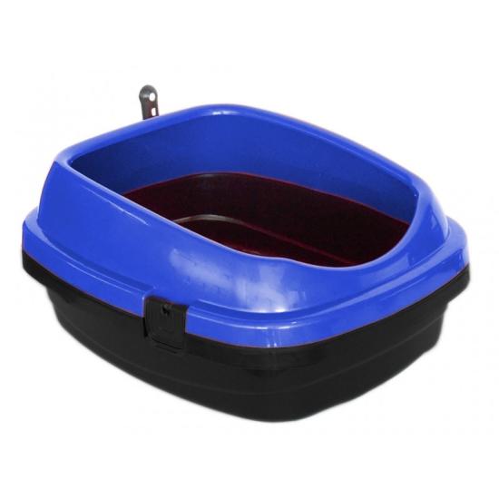 Derin Kedi Tuvalet Kabı 49*40*22 cm Mavi