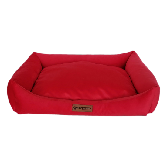 Markapet Tay Tüyü Yumuşak Köpek Yatağı Medium Kırmızı 50*60 cm