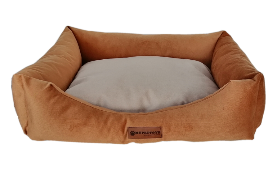 Markapet Tay Tüyü Yumuşak Köpek Yatağı Medium Kahverengi 50*60 cm