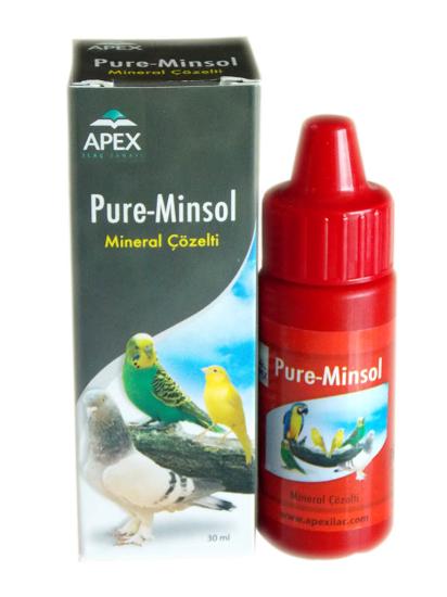 Apex Pure Minsol Kuş Mineral Çözelti 30 ml