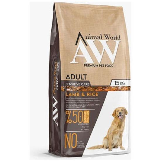 Animal World Premium Kuzu Etli Yetişkin Köpek Maması 15 Kg