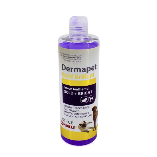 Purele Dermapet Sarı Kahverengi Irk Kedi Ve Köpek İçin Dermatolojik Etkili Kremli Şampuan 450 ml