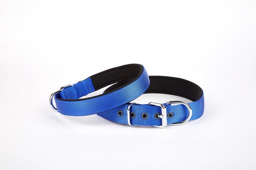 Doggie Comfort Dokuma Köpek Boyun Tasması 45-52 cm Mavi