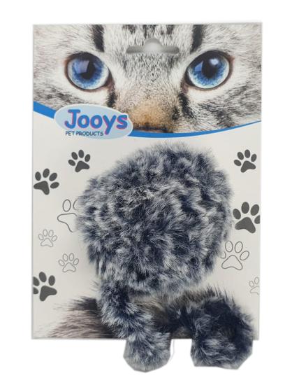 Markapet Jooys Kürklü Tıkırtılı Kedi Topu 7 x 20 cm