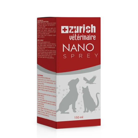 Zurich Veterinaire Nano Sprey Deri ve Yara Bakım Spreyi 150 ml