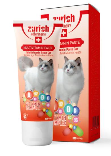 Zurich Cat Vitamin Paste Kedi Multivitamin Macun 30 ml